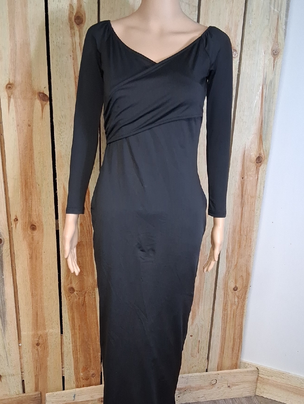 Shein Black Midi Dress Size M Dressy Prom Wedding
